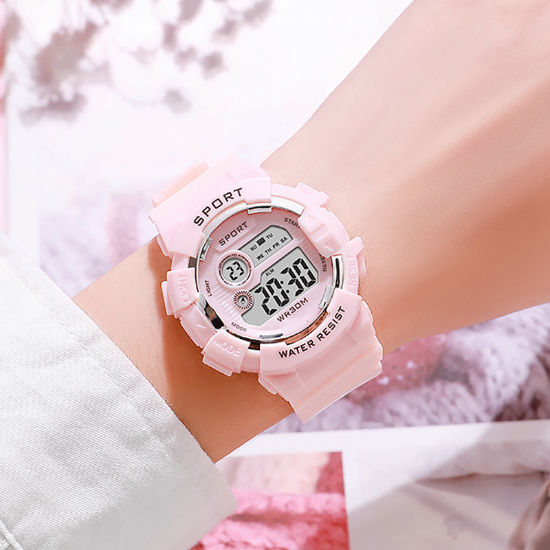 Smartwatch Watches For Kid Boy With Alarm - Fashion Kids Watches Luminous Waterproof Sports