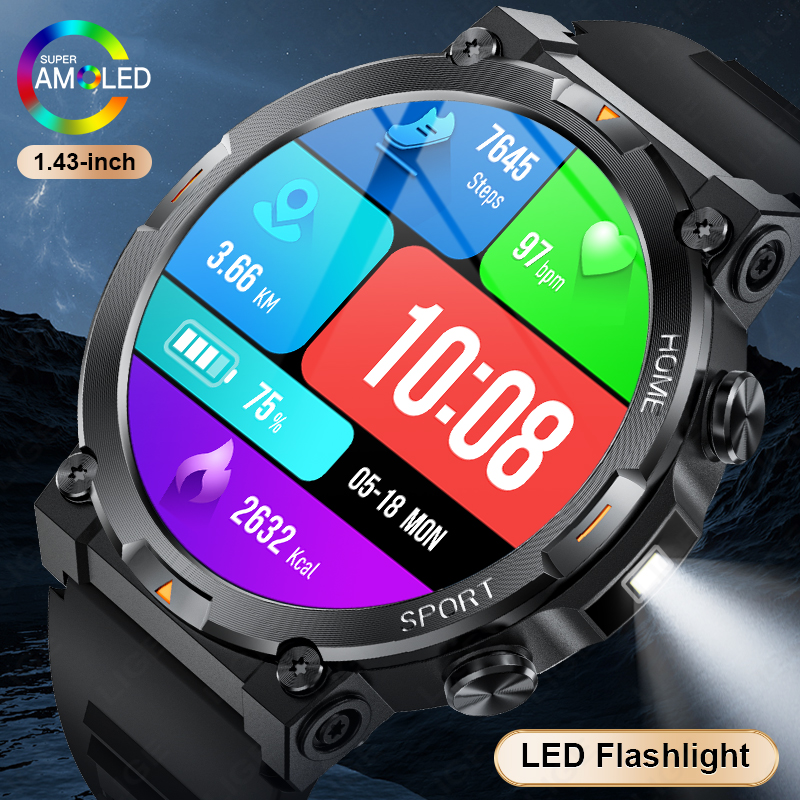Smartwatch Latest Watches For Men - LIGE 2026 Men Smart Watch 1.43