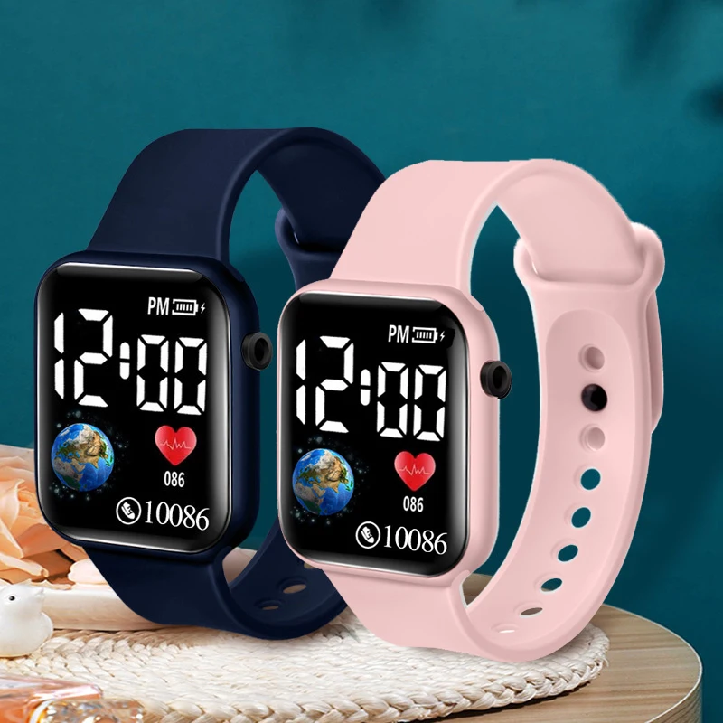 Smartwatch Watches For Girls - YIKAZE Kids Watches LED Digital Kids