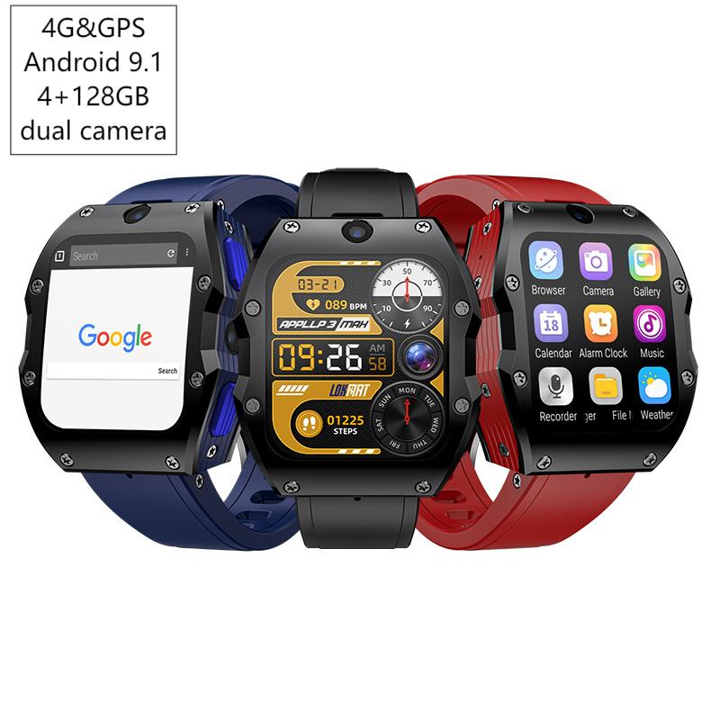 4G Android Smartwatch 4+128GB  - Watch Smart Smartwatch ulasan dan harga
