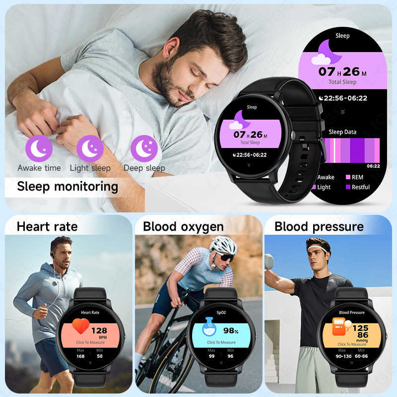 LIGE Bluetooth Call Women Smar - Smartwatch Latest Watches For Men ulasan dan harga