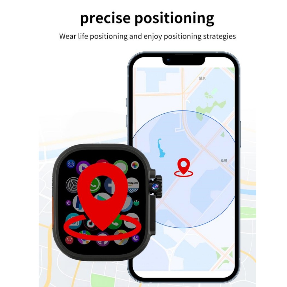 DW100 Pro plus Touch ID Smartw - Heart Rate Gps Watch ulasan dan harga