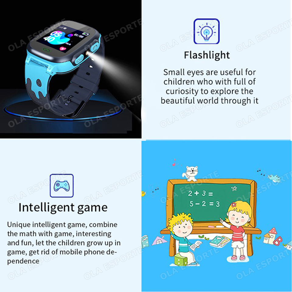 New Kids Smart Watch Child HD  - Smartwatch Watches For Kid Boy With Alarm ulasan dan harga