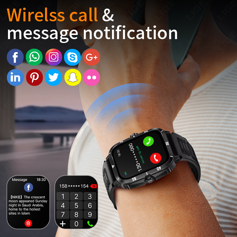 2.01 Screen Smart Watch Blueto - Smartwatch Latest Watches For Men ulasan dan harga