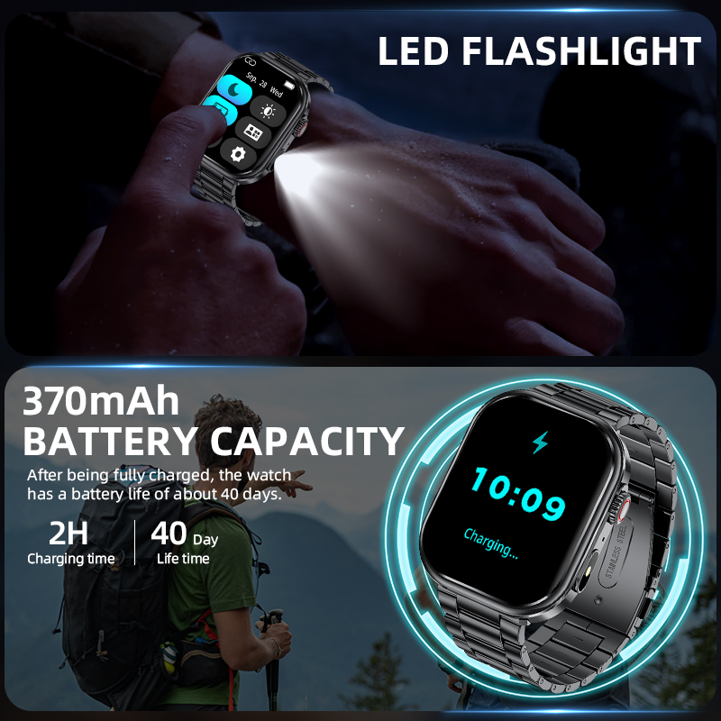 LIGE Smart Watch Men 2026 Full - Smartwatch Health Watches For Men ulasan dan harga