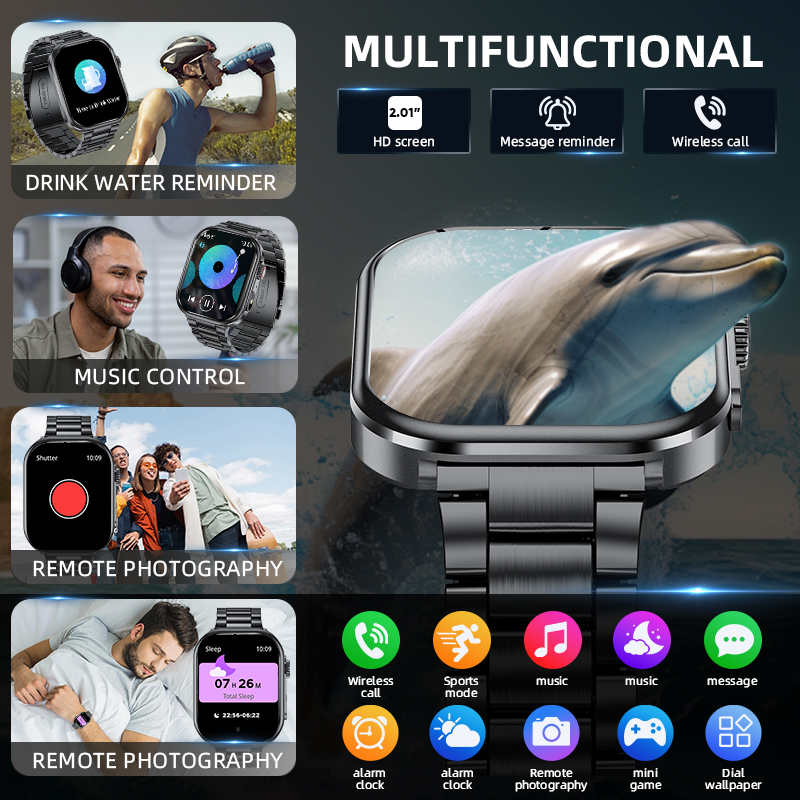 LIGE Smart Watch Men 2026 Full - Smartwatch Health Watches For Men ulasan dan harga