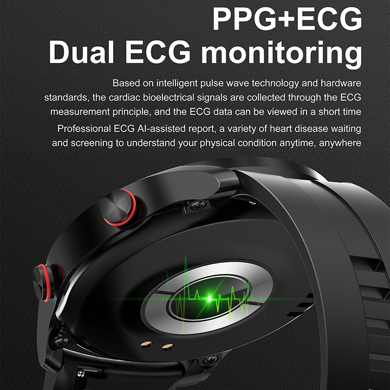 ECG+PPG Bluetooth Call Smart W - Smartwatch Health Watches For Men ulasan dan harga