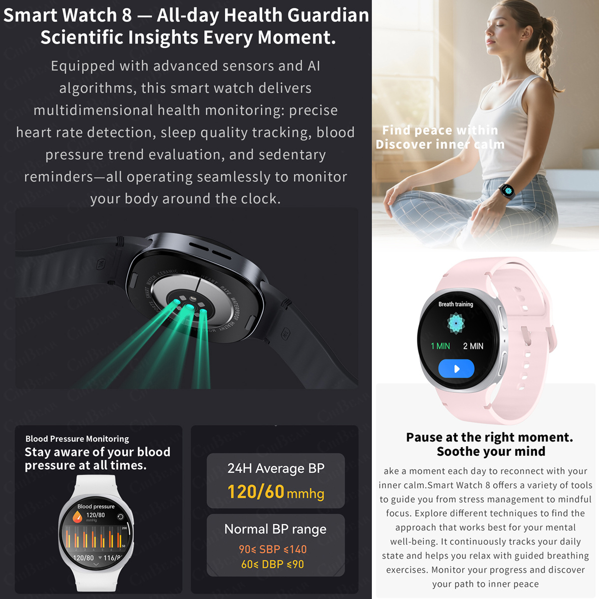 2026 New Watches 8 Mini GPS Tr - Heart Rate Gps Watch ulasan dan harga