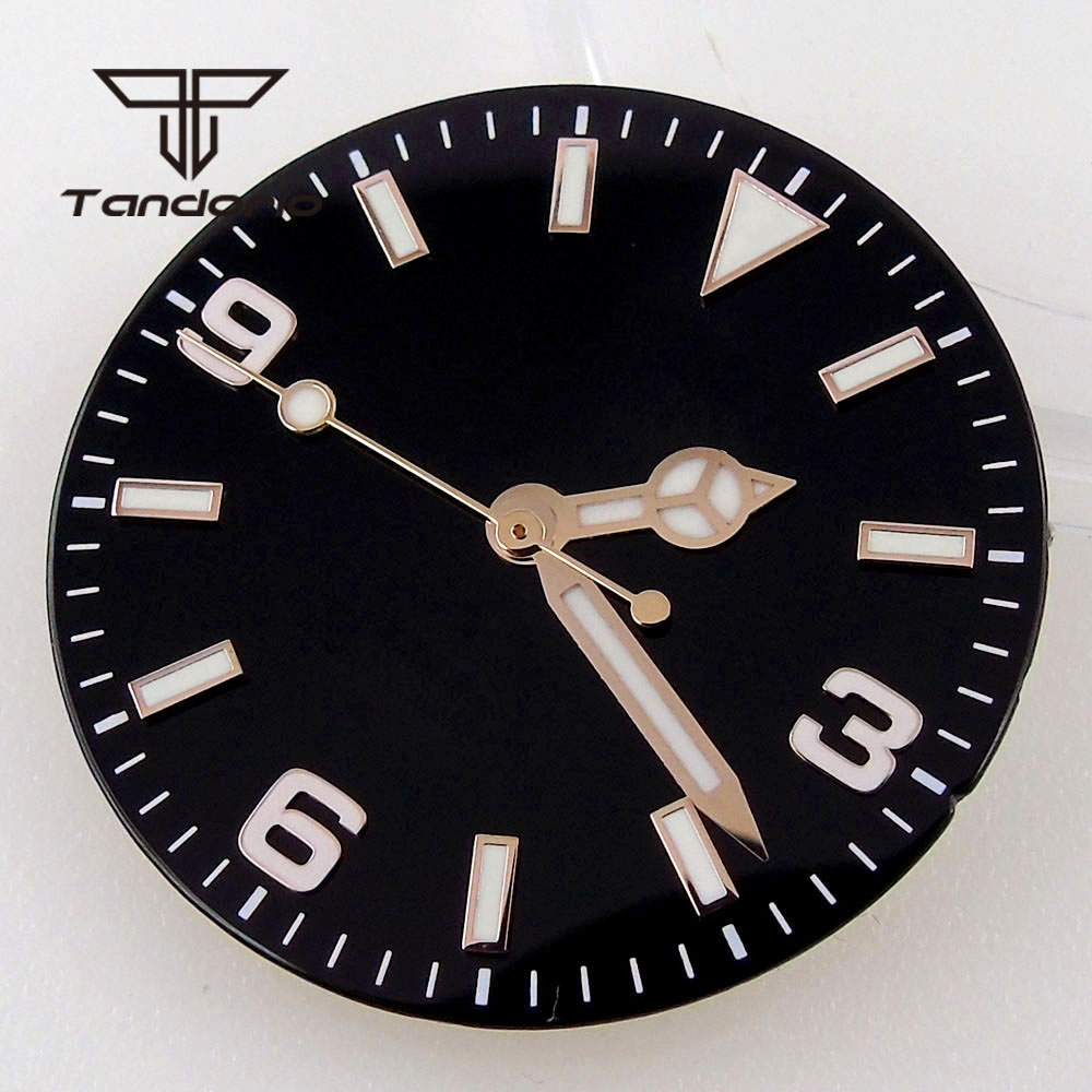 29mm Black/Blue Watch Dial Fit - Luminous Dial Face ulasan dan harga