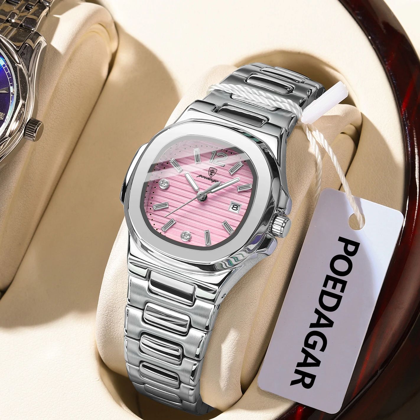 POEDAGAR Square Fashion Woman  - Waterproof Diving Watch ulasan dan harga