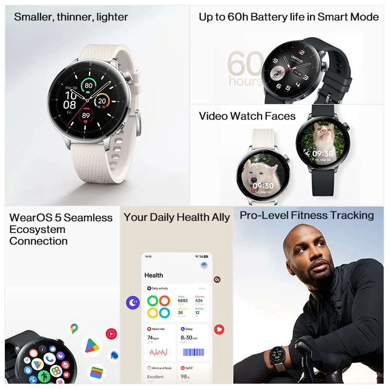 Global Version OnePlus Watch 3 - Heart Rate Gps Watch ulasan dan harga