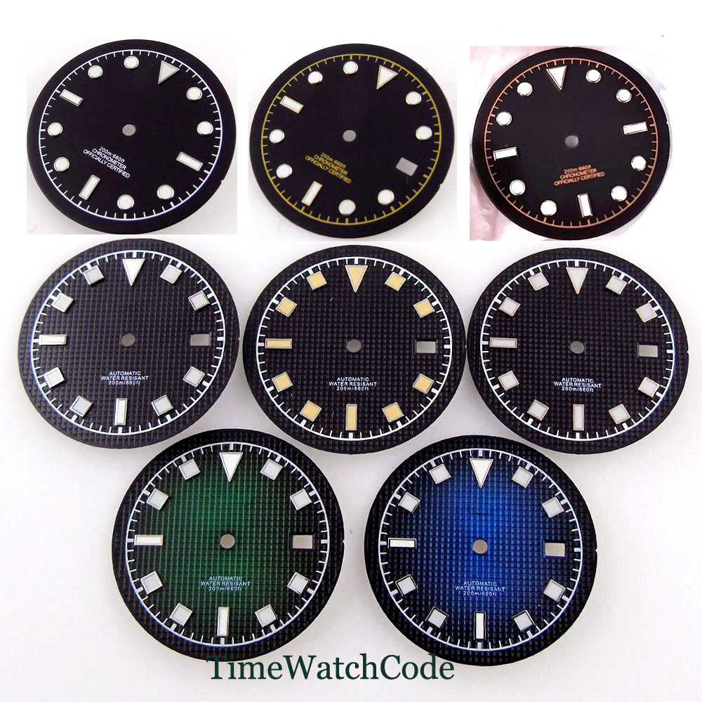 33.5mm Watch Dial Fit NH35A ET - Luminous Dial Face ulasan dan harga