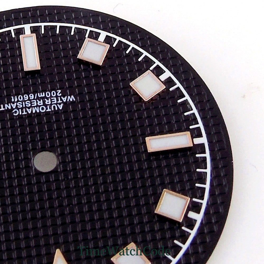 33.5mm Watch Dial Fit NH35A ET - Luminous Dial Face ulasan dan harga