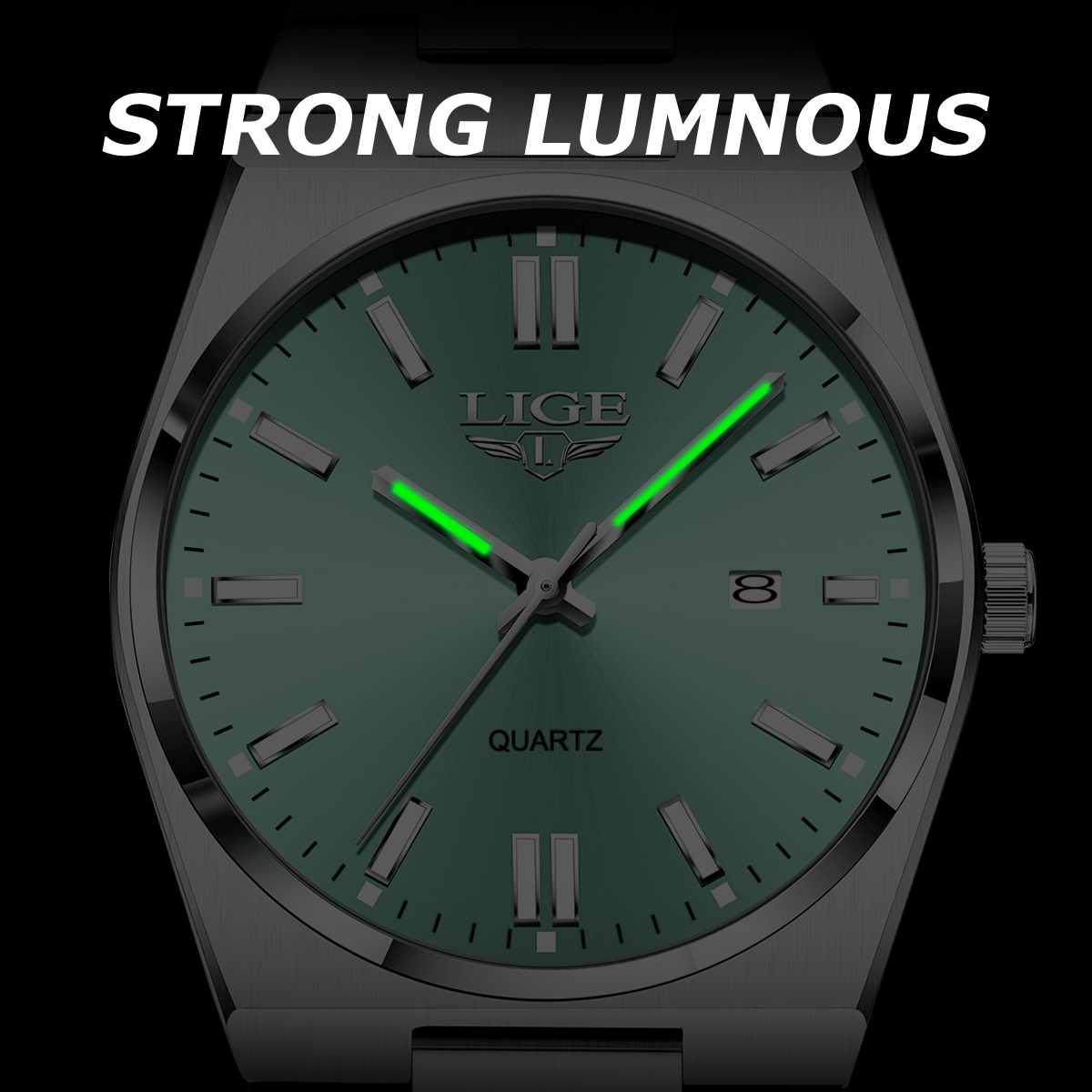 LIGE Luxury Brand Men Watches  - Smartwatch Branded Watches For Men ulasan dan harga