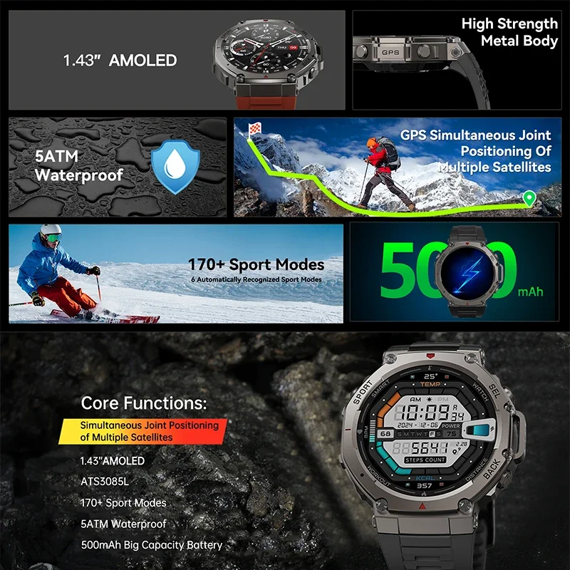 2026 New Military DM58 GPS Sma - Heart Rate Gps Watch ulasan dan harga