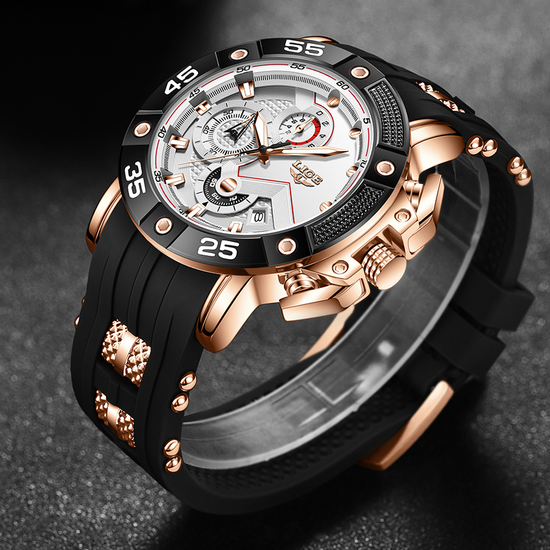 LIGE quartz Top brand luxury w - Smartwatch Branded Watches For Men ulasan dan harga