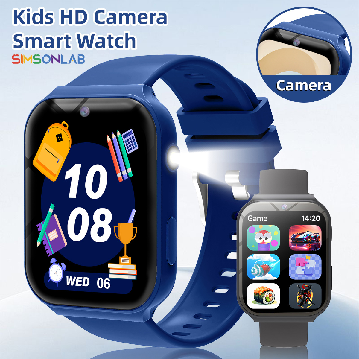 Study Partners for Kids HD Cam - Smartwatch Watches For Kid Boy With Alarm ulasan dan harga