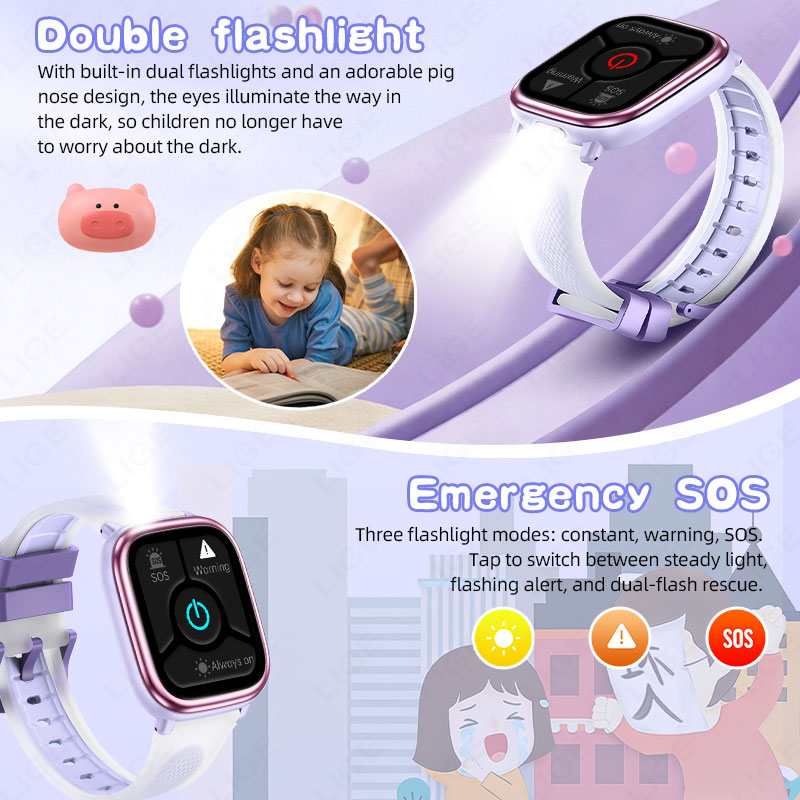 LIGE Kids Girls Boys Present S - French Connection Watches Smartwatch App ulasan dan harga