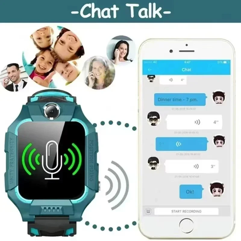 Lenovo 2026 New 5G Waterproof  - Smartwatch Watches For Kid Boy With Alarm ulasan dan harga
