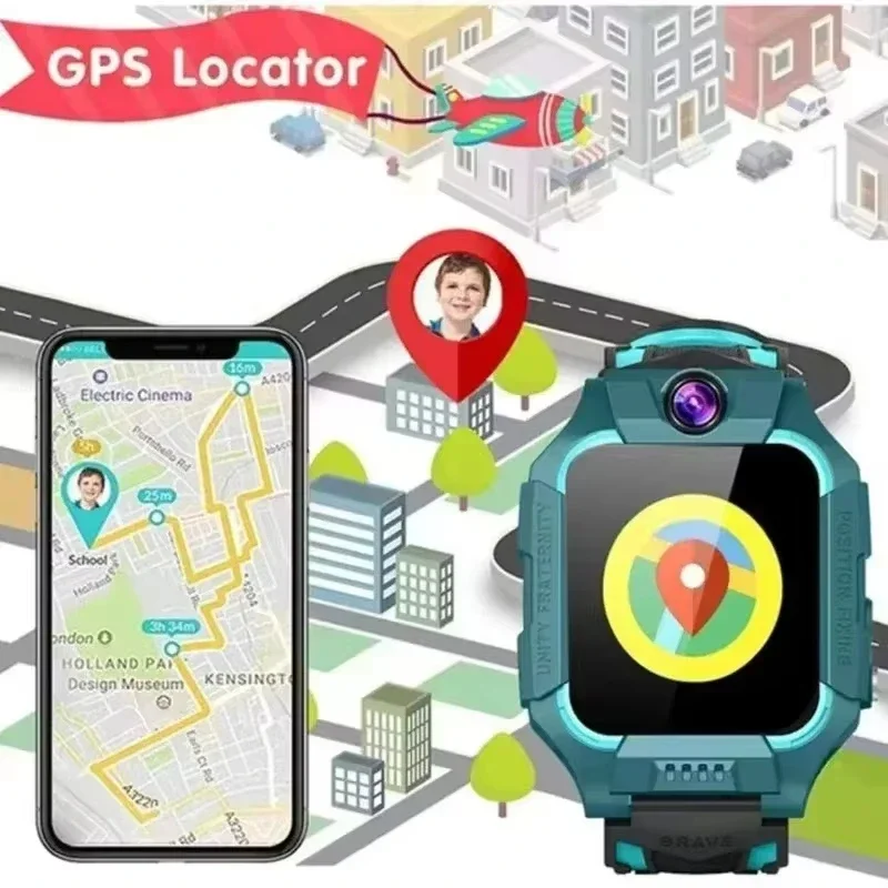 Lenovo 2026 New 5G Waterproof  - Smartwatch Watches For Kid Boy With Alarm ulasan dan harga