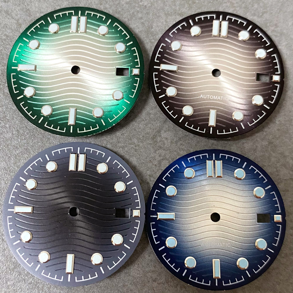 Wave Dial Sunburst Watch Dial  - Luminous Dial Face ulasan dan harga