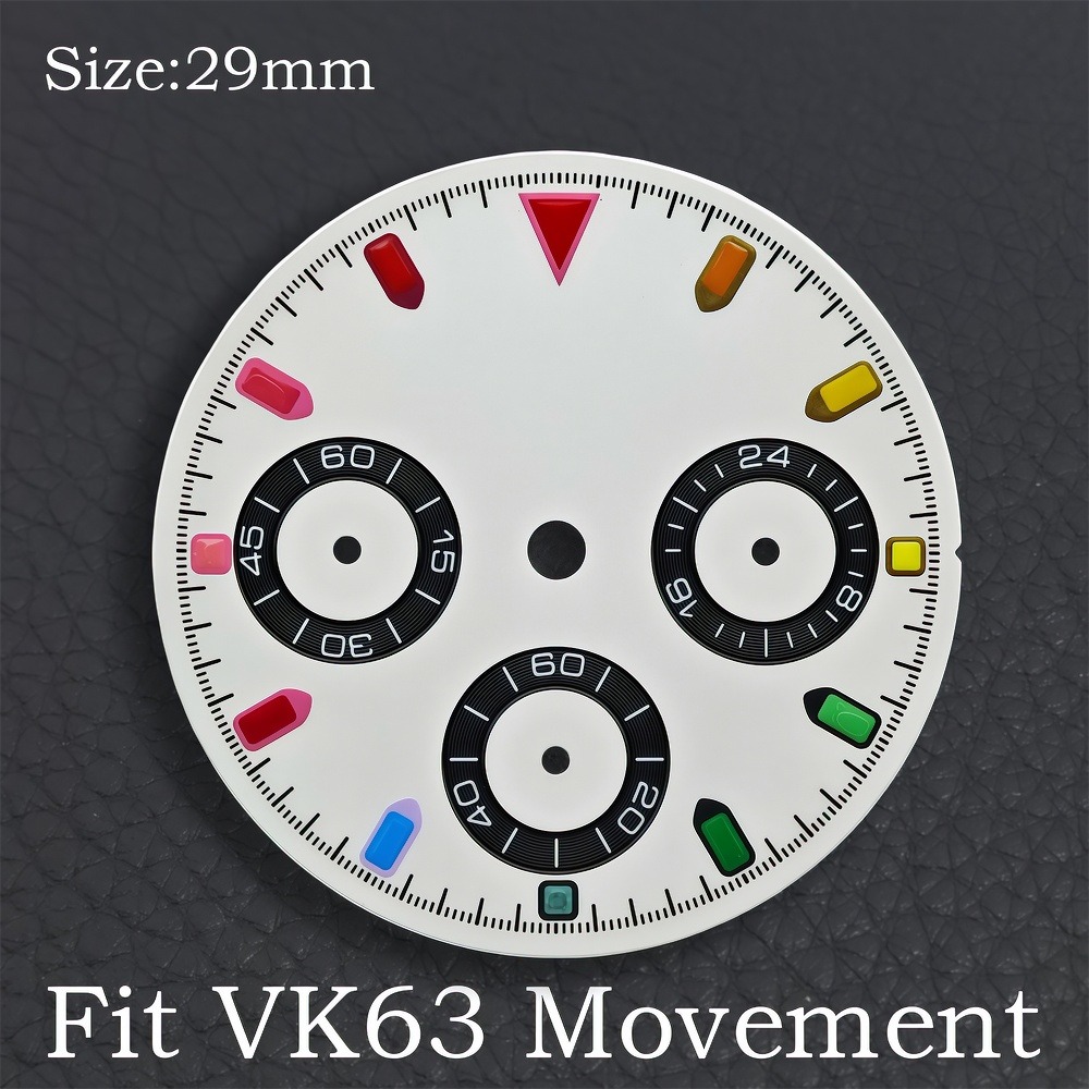 VK63 29mm Dial Watch Hands Gre - Luminous Dial Face ulasan dan harga