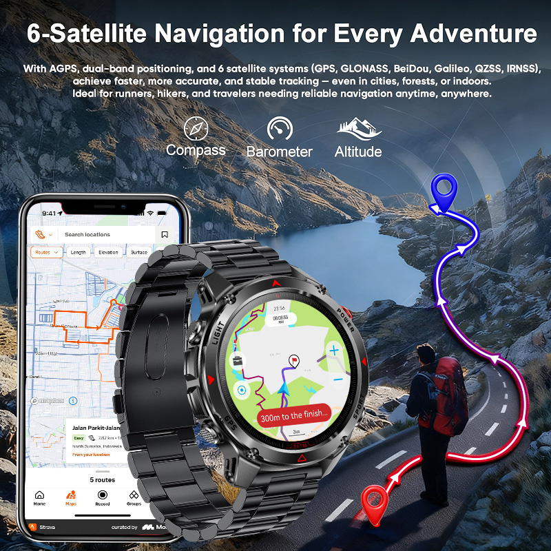 T-Rex 3 Pro Military Grade AGP - Heart Rate Gps Watch ulasan dan harga
