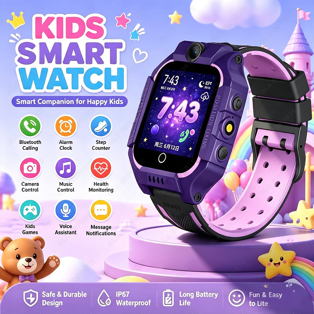 2027 New 2G Kids Smart Watch S - Smartwatch Watches For Kid Boy With Alarm ulasan dan harga