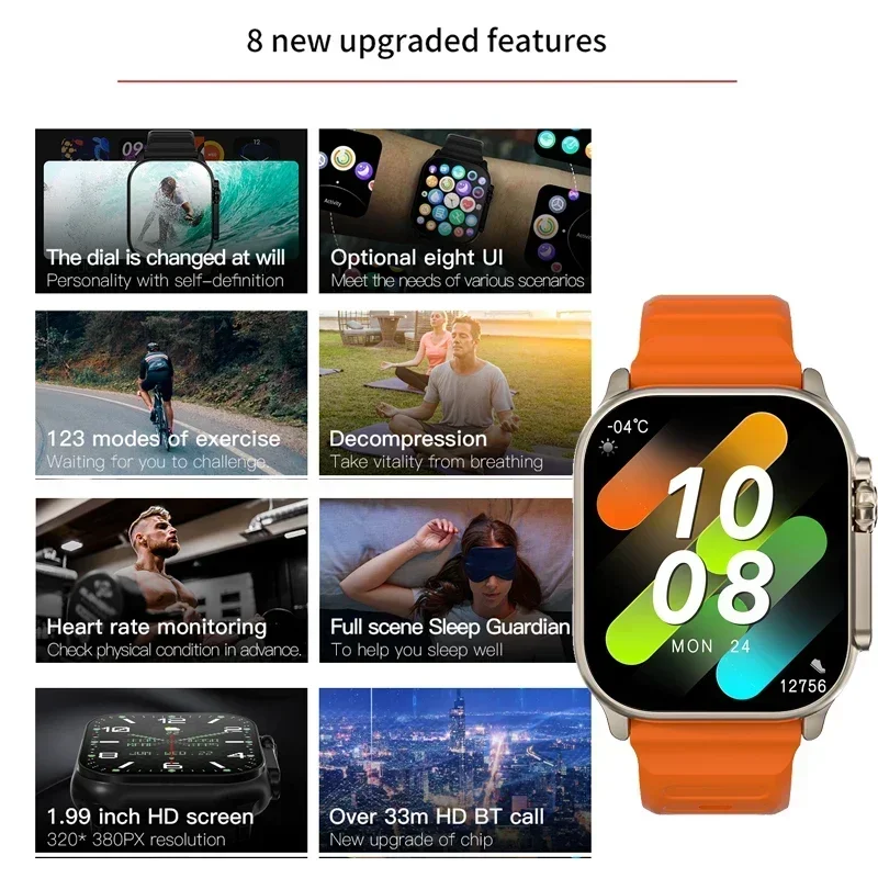New Series 9 Watch PK HK8 PRO  - Smartwatch Watches For Girls ulasan dan harga