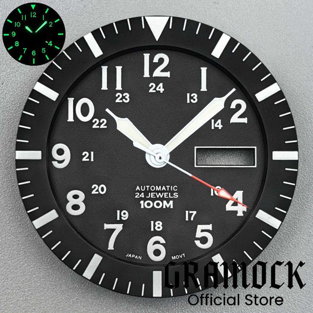 Gramock Vintage NH36 Face 34.3 - Luminous Dial Face ulasan dan harga