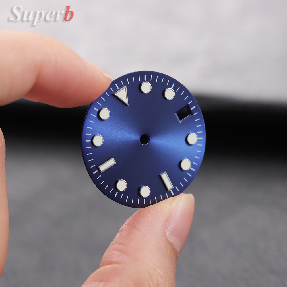 NH35 28.5mm Green Luminous S D - Luminous Dial Face ulasan dan harga