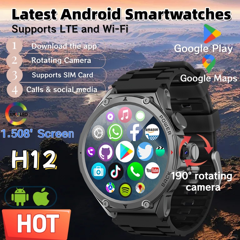 Latest Model H12 Smart Watch 4 - Smartwatch Latest Watches For Men ulasan dan harga