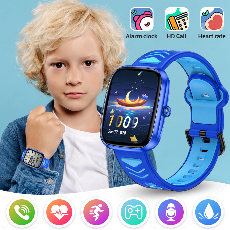 LIGE 2026 Kids Smart Watch Chi - Smartwatch Watches For Kid Boy With Alarm ulasan dan harga