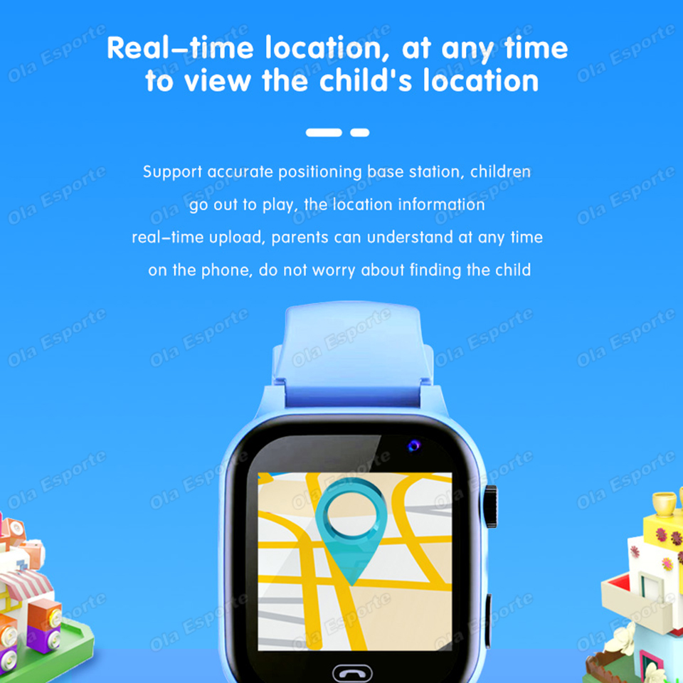 2027 Kids 5G Smart Watch GPS S - Smartwatch Watches For Kid Boy With Alarm ulasan dan harga