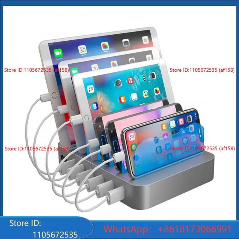 6USB desktop phone holder, sma - Watch Smart Smartwatch ulasan dan harga