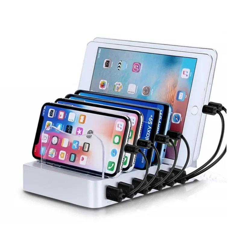 6USB desktop phone holder, sma - Watch Smart Smartwatch ulasan dan harga