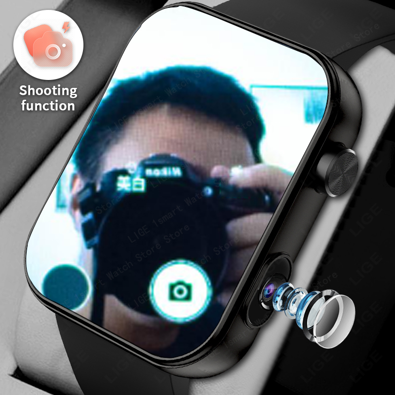 LIGE With Camera Can Take phot - Smartwatch Latest Watches For Men ulasan dan harga