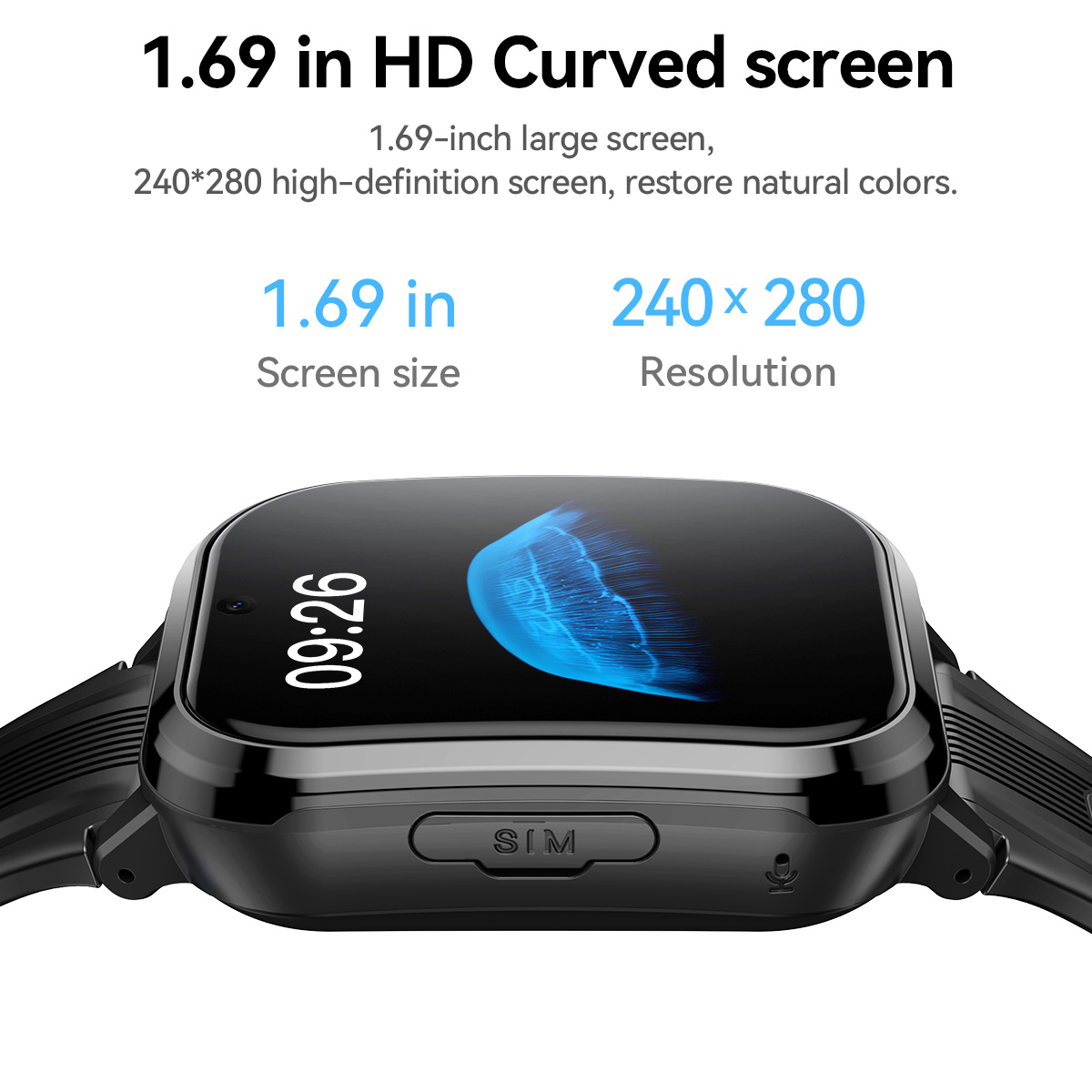 HOCO Y108 1.69inch HD LCD Curv - Smartwatch Watches For Kid Boy With Alarm ulasan dan harga