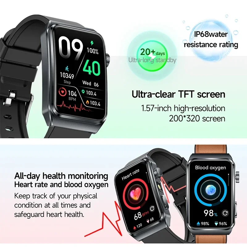 2026 New ECG+PPG Health Analys - Smartwatch Health Watches For Men ulasan dan harga