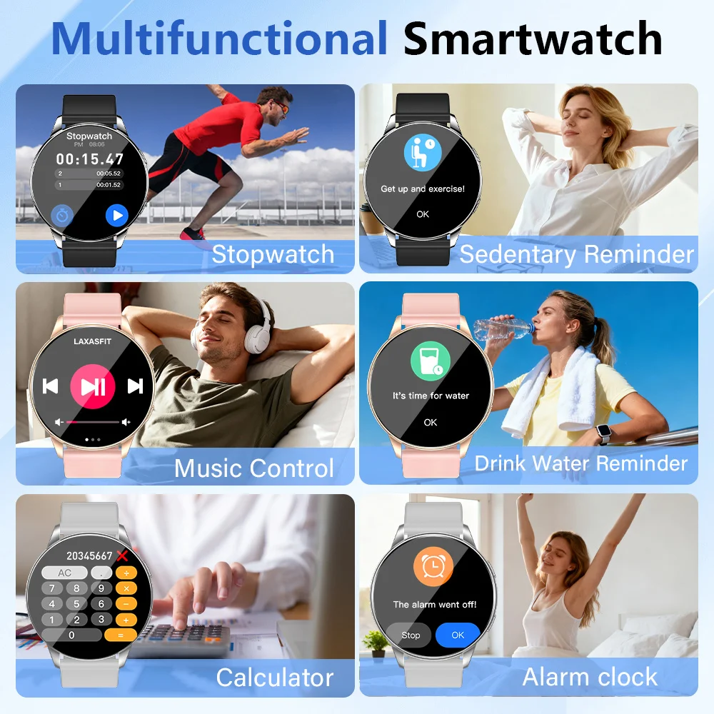 Smartwatch, Full Touch Screen  - French Connection Watches Smartwatch App ulasan dan harga