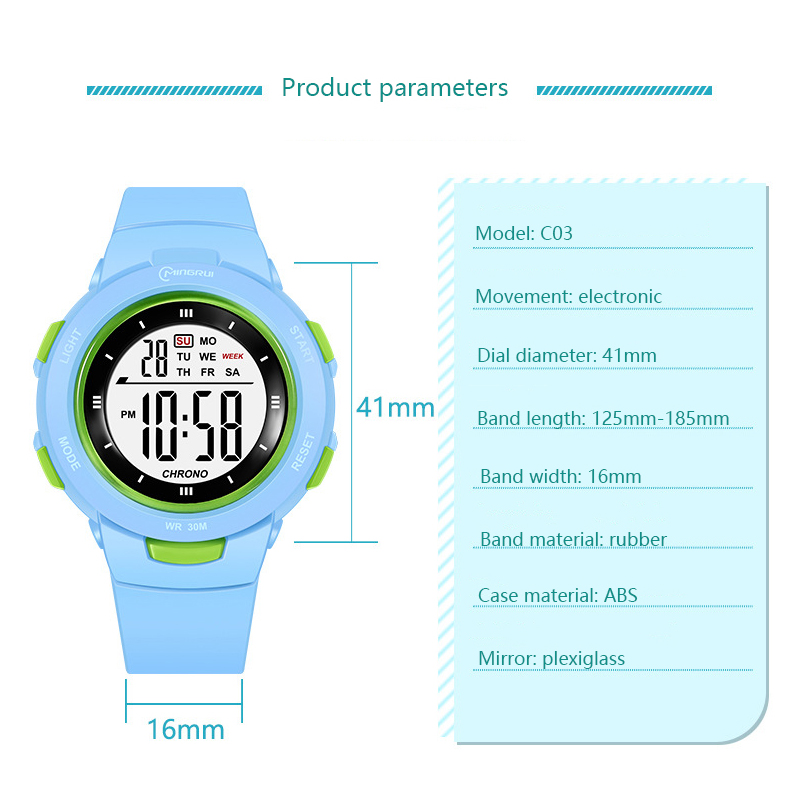 UTHAI Kids Watches Sports Fash - Smartwatch Watches For Kid Boy With Alarm ulasan dan harga